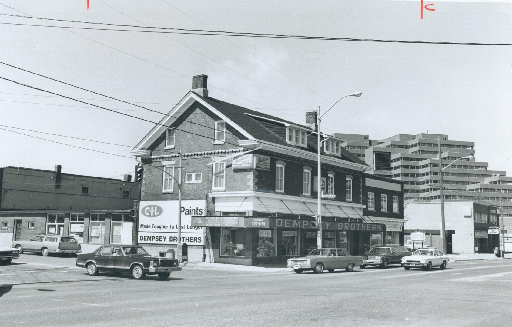 Dempsey Brothers hardware store has been on the site for several generations