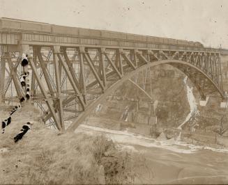 Power steel arch bridge-Niagara Falls Ont