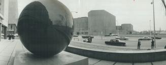 The National arts centre as seen from in front of the National Gallery (top right) is a massive complex of hexagonal buildings. The main building hous(...)