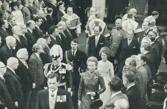 Governor-General Michener, Prime Minister Trudeau and Senate Leader Paul Martin led the pomp and ceremony that opened the 29th Parliament