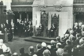 Canada - Ontario - Ottawa - Parliament Buildings - Speech from the Throne - 1976