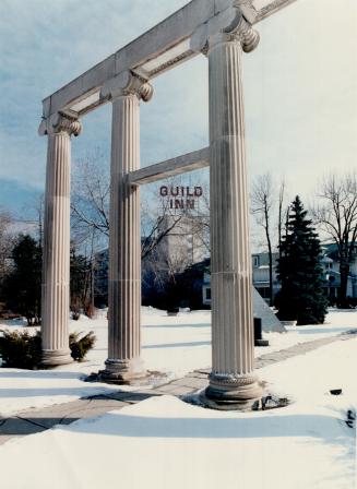 Bank's columns: The facade of the Bankers Bond Building stands as a signpost to another era