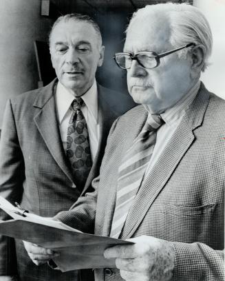 The anesthetist on duty when Catherine Dominic died, Dr. Robert Orange (left), testified today. Dr. M.J. Kelly, a fellow anesthetist, testified yesterday