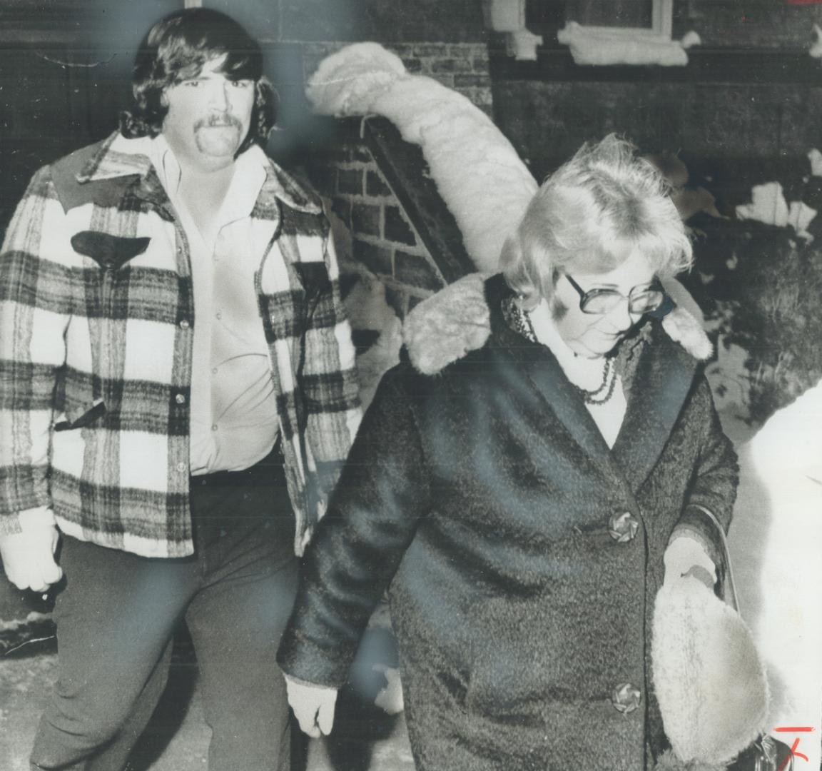 After seeing films of the re-creation of the Stratford jail fire, Sid Bradley (left), 23, brother of one of the five inmates who died in blaze last De(...)