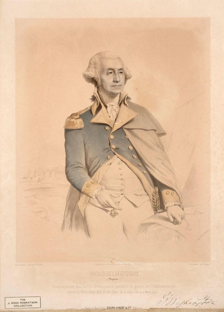 Washington (Virginia), c. 1796