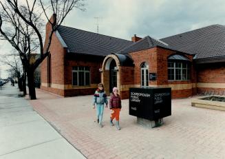 Taylor library: The 'appropriate and polite' building, upper left, was picked mostly for the way it fits in with its surroundings