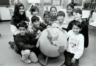 Students from Tom Longboat Jumber Public School