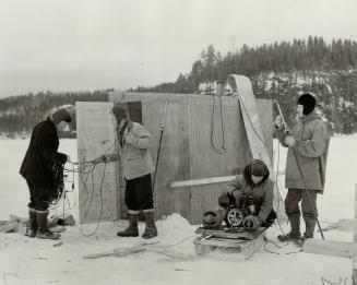 Preparations for electrical work - Steep rock mine