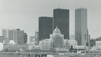 Airview of downtown Toronto