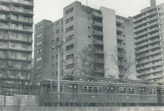 High-rise apartments on Yonge St