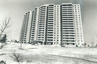 The Palisades is a luxurious condominium apartment tower at Jane St