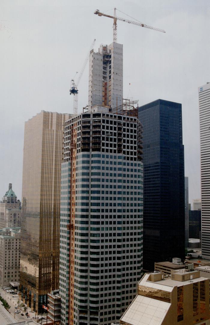 BCE Place, under construction at Front and Bay Sts