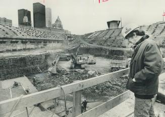 Excavation is under way for tower