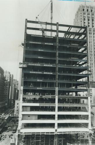 Unfinished Commerce Court tower at King and Bay Sts