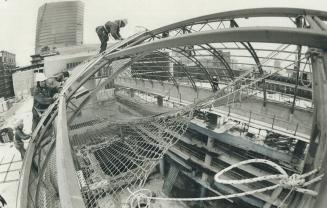 Eaton centre's going up like the big top