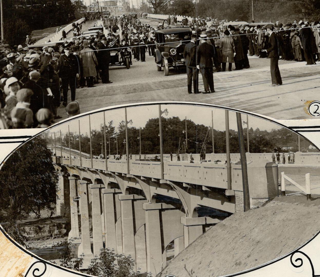 Large crowds attend opening ceremony on new structure