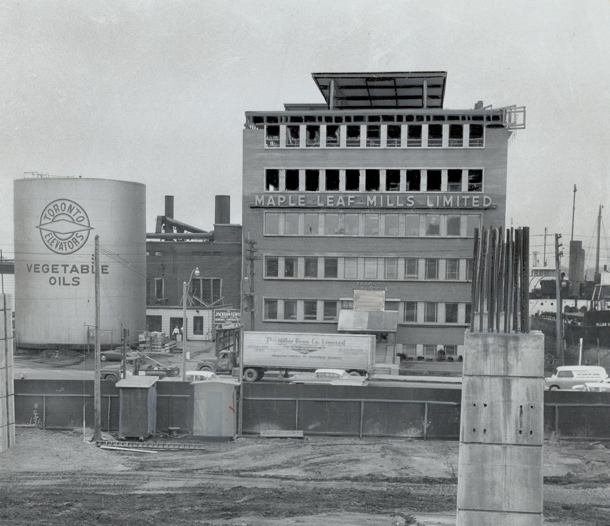 New Headquarters for maple leaf mills rises on waterfront