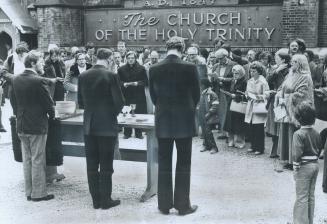 Grateful that their church wasn't destroyed in the devastating fire that started near Eaton's Annex on Albert St