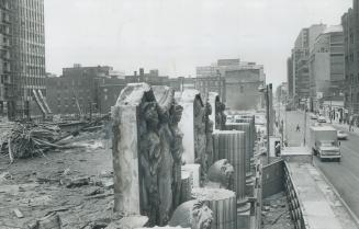 Bank figures add up beautifully, The classical stone figures on the old Toronto-Dominion bank at King and Bay Sts