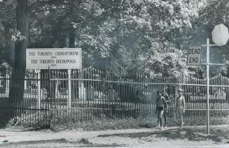 Necropolis Cemetery, Winchester Street, northeast corner of Sumach Street, Toronto, Ontario.