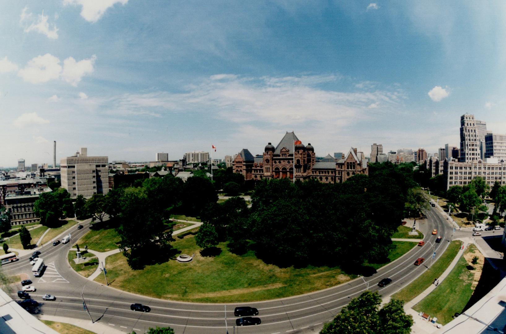 Canada - Ontario - Toronto - Buildings - Parliament - Exterior 1980 and on