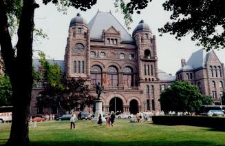 Canada - Ontario - Toronto - Buildings - Parliament - Exterior 1980 and on