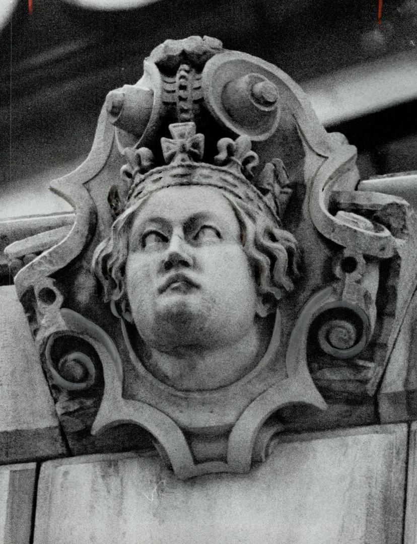 Touch of old in the new, When the Bay Theatre is demolished to make way for the Simpson Tower wreckers will take special care of these stones sculptures in the facade