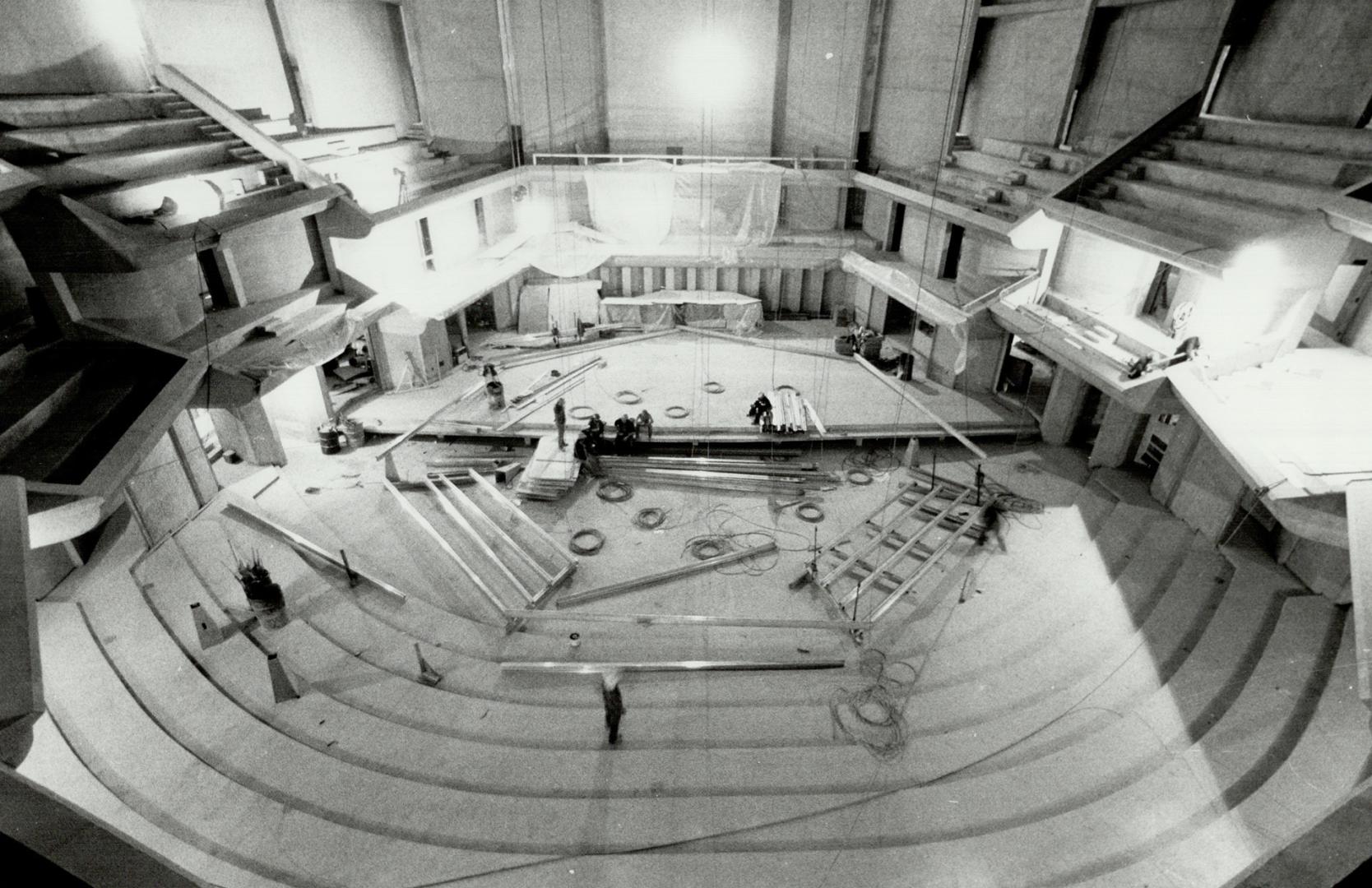 Canada - Ontario - Toronto - Buildings - Roy Thompson Hall - Construction