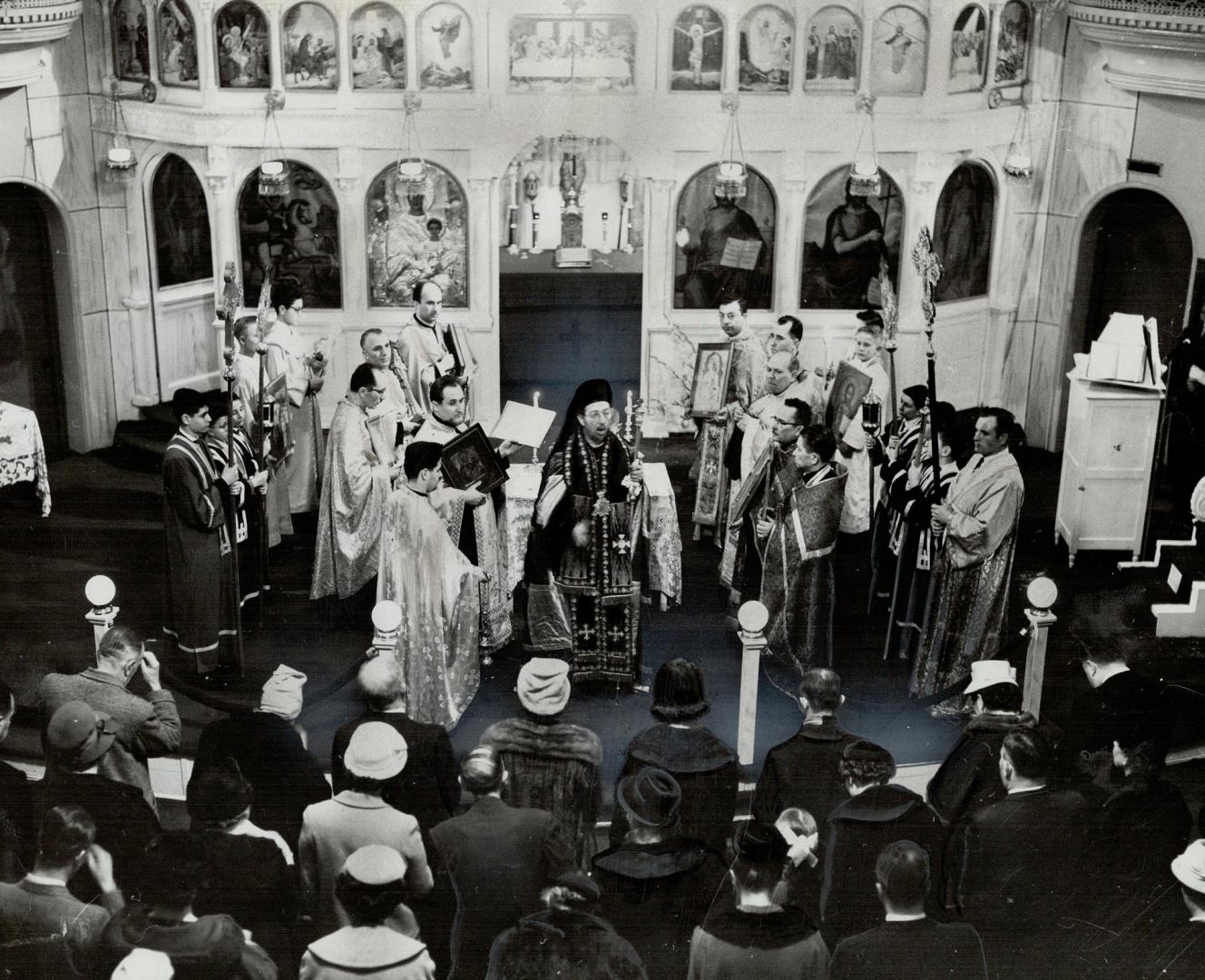 Celebrate Orthodoxy Feast, Orthodox priests from Toronto, Hamilton and London take part in service marking the feast of orthodoxy at St. George's Gree(...)