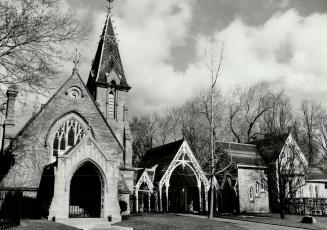 Historic cemetery: Many of the famous personages in Toronto's history, including Mayor William Holmes Howland, lie uried in the Necropolic Cemetery