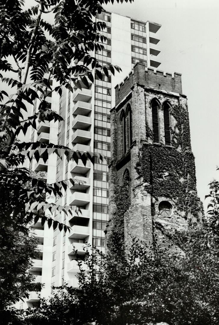 At one time it was the main tower of the most beautiful building in the west end of the city, the Church of St