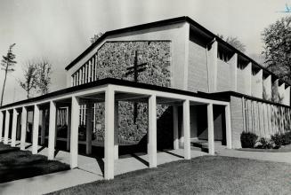 The New St. Wilfred's church Built by the Anglican Church of Canada At 358 Kipling Ave. N., In the past 10 years this denomination alone has built 22 (...)