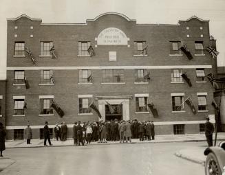 Salvation army industrial home opened, The photographs here show features of recent opening of new Salvation Army Industrial Home. (1) New Salvation A(...)