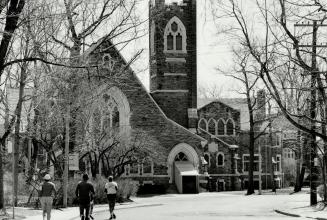 Rosedale United Church caters to the spirit, and tree-lined streets cater to the physical