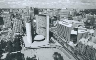 Part of the scenery: Not too many people today would contend that the new city hall, whose design American architect Frank Lloyd Wright said resembled a headmarker for a grave