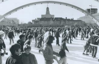 Canada - Ontario - Toronto - City Hall - New - Skating (2 of 2 files)