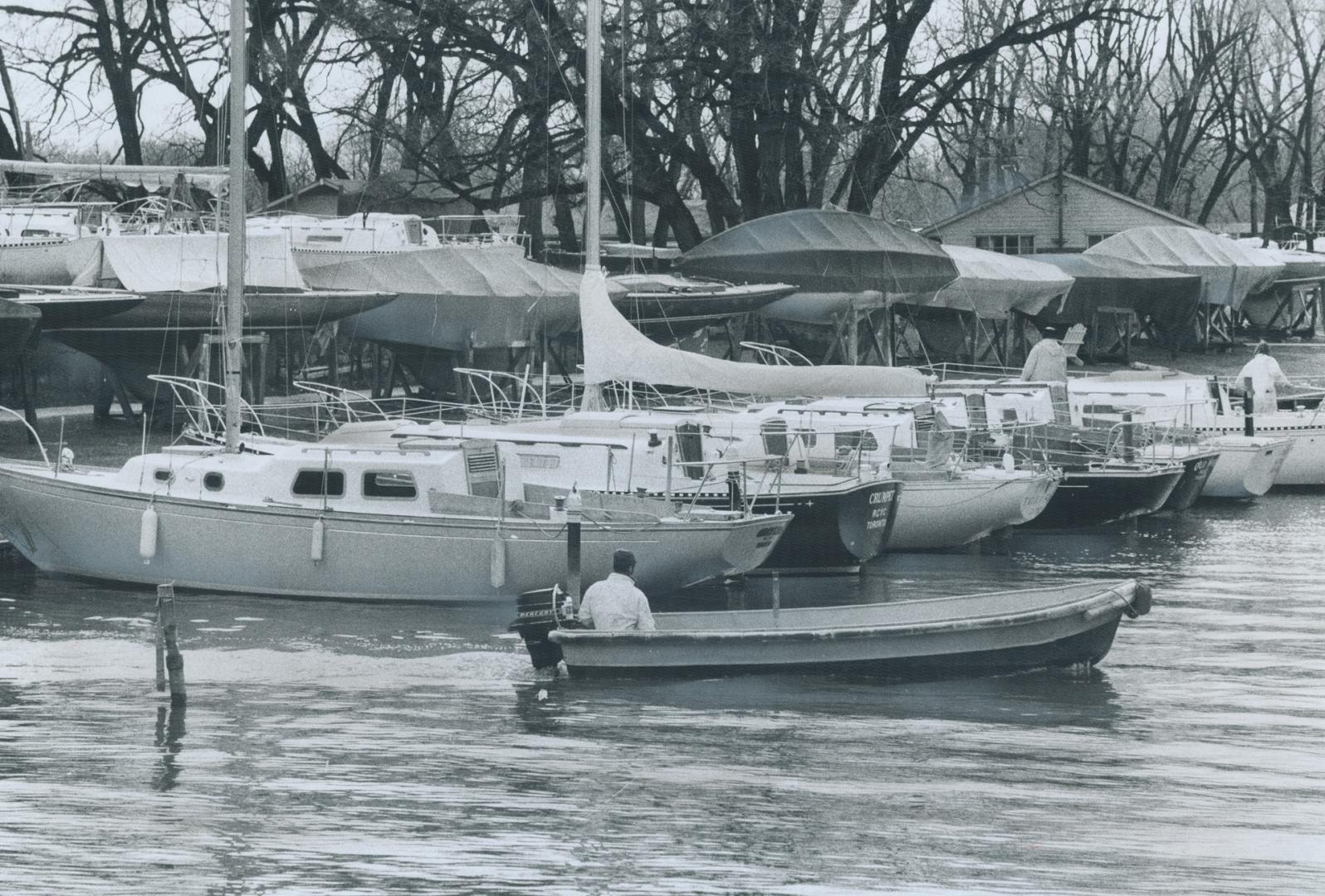 Ready for Sailing season, Boats are in Water at Royal Canadian Yacht Club, With advent of community clubs, yachting is enjoying a booming rise in popularity