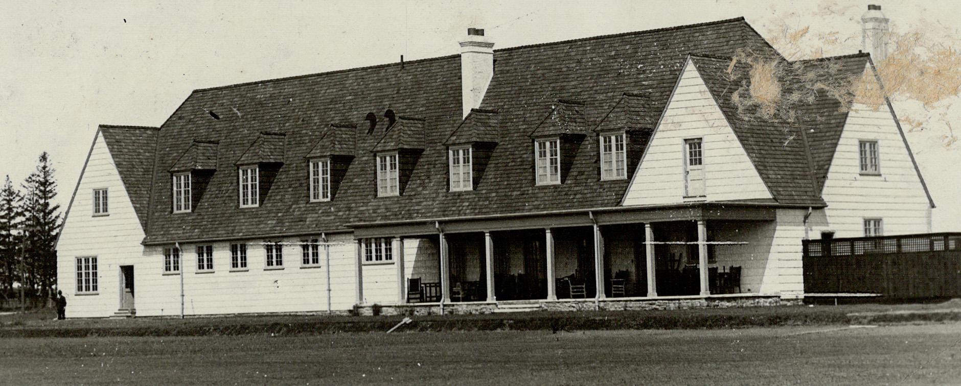 The Toronto Cricket Club's new club house near Armour Heights, North Toronto