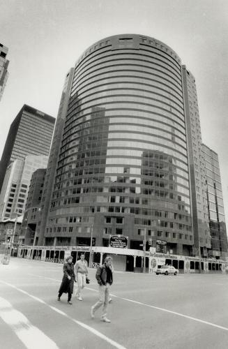 Empire plaza, at University and Wellington, is a welcome break from dreary office towers