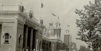 Feature Aeroplane exhibit c.1919 following WWI when Billy Bishop and Billy Barker performed flying demonstrations at the CNE