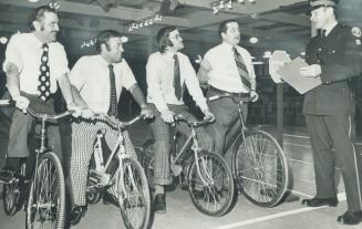 Metro's big wheels get their lumps, While Mayor Phil White (left) of York Borough, Mayor Mel Lastman of North York and Metro Chairman Paul Godfrey listen in