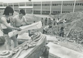 An oriental playground for Chinese children in the neighborhood of Dundas St