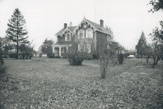 Moatfield House, built about 1862, stands at north-west corner of Don Mills and York Mills Rd