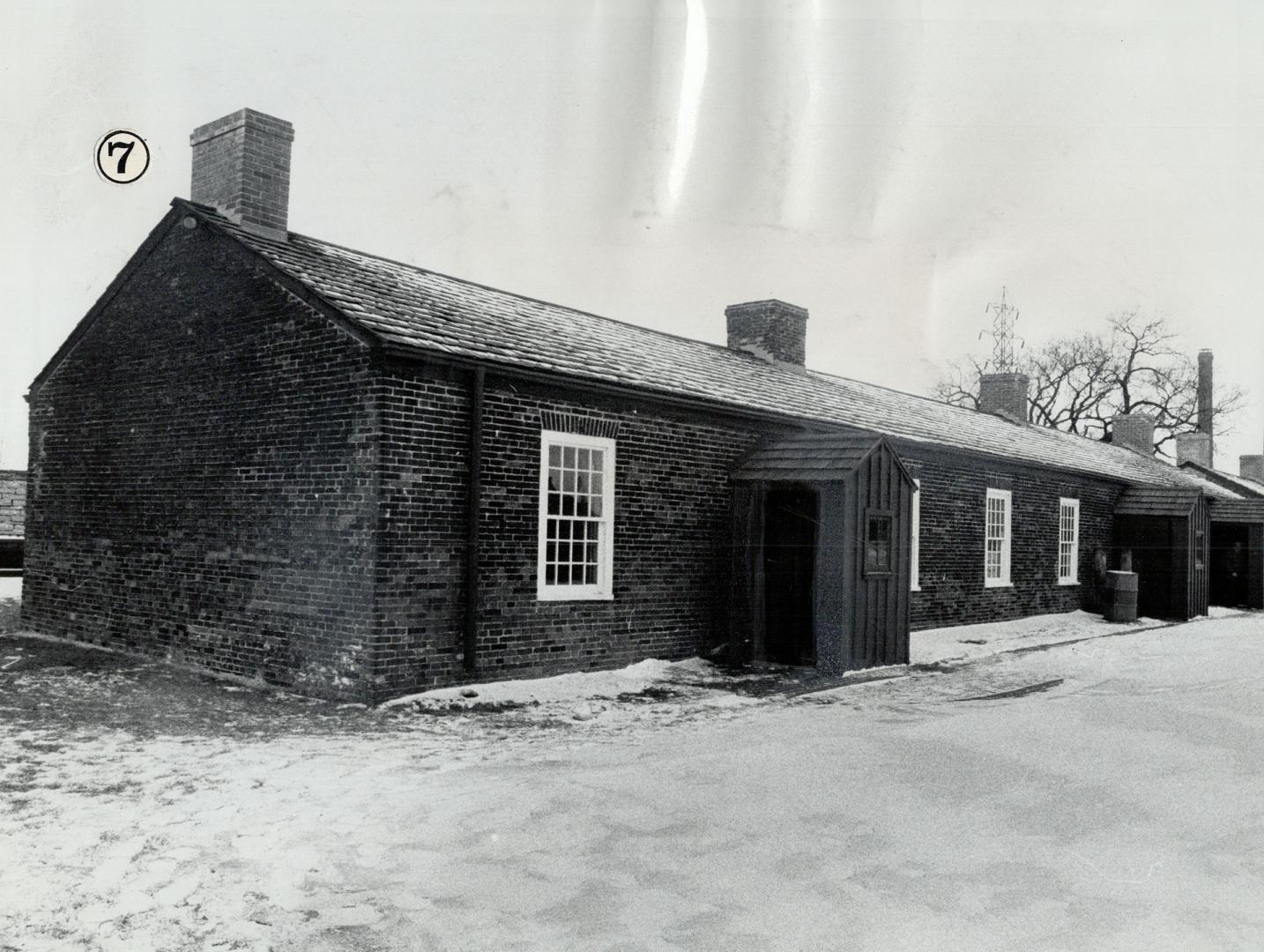 Fort York, severely damaged by the invading American army in 1813, was reconstructed the following year