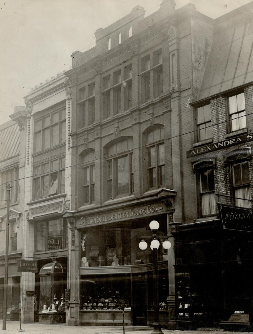 Causes reconsideration. The photograph here shows 105 King St. W., which property, because of its proximity to proposed Cambrai Ave. in the town plann(...)