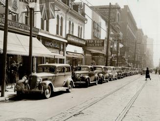 Looking south from Dundas Sq