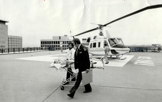 Helicopter ferried boy to roof of Hospital for Sick Children