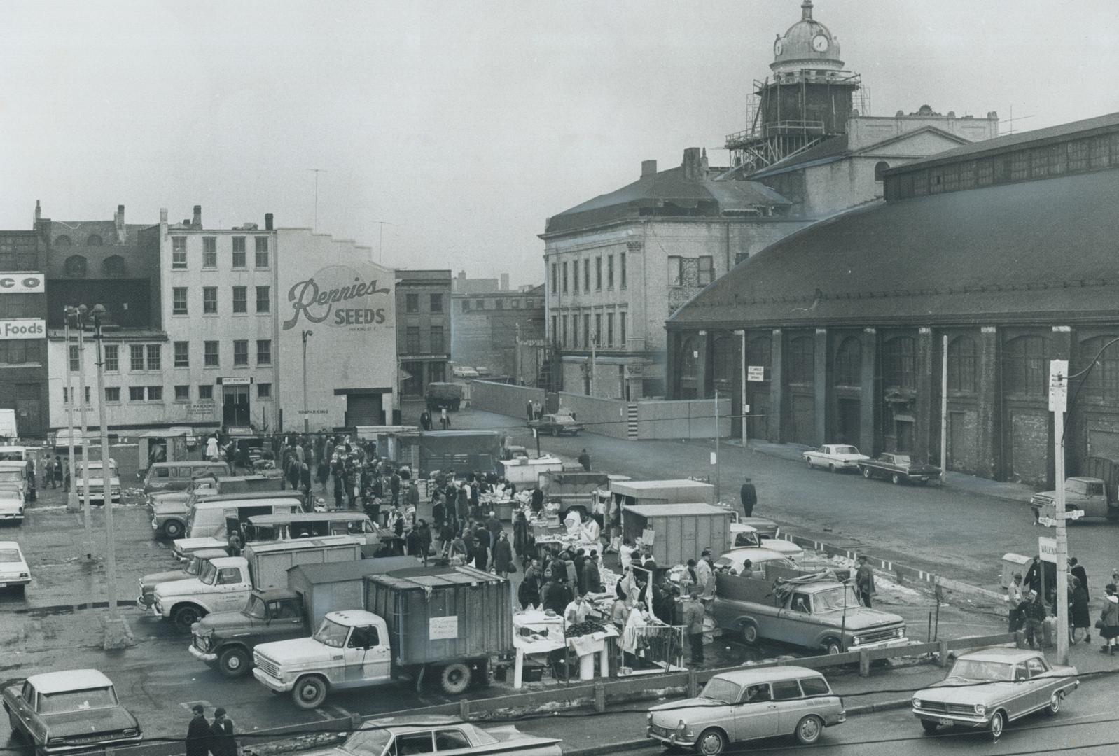 Business as usual was the order of the day for farmers selling their produce at the St