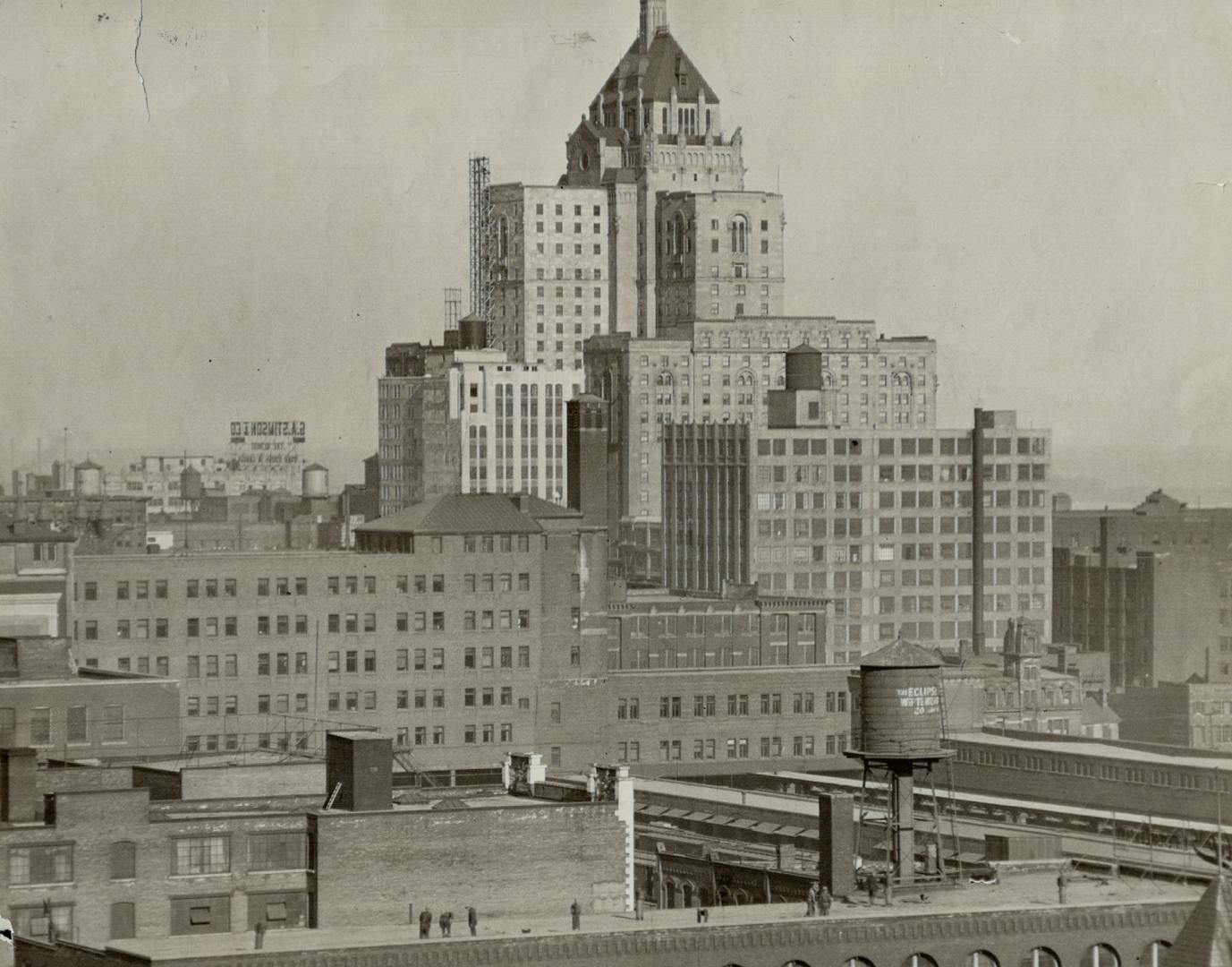 At left-Latest view of Royal York hotel