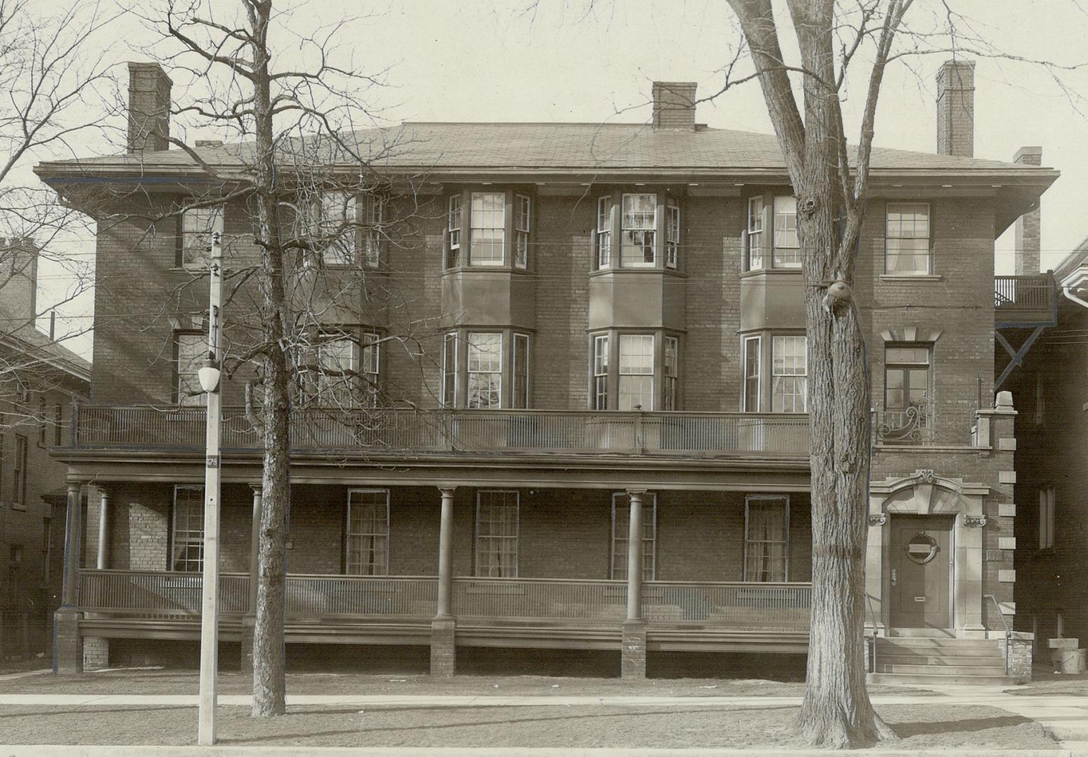 Old Women's Home, University Avenue